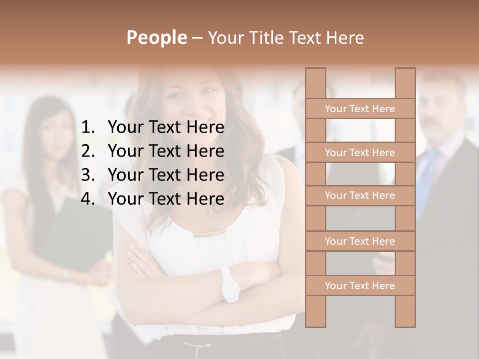 Competitive Student Girl PowerPoint Template