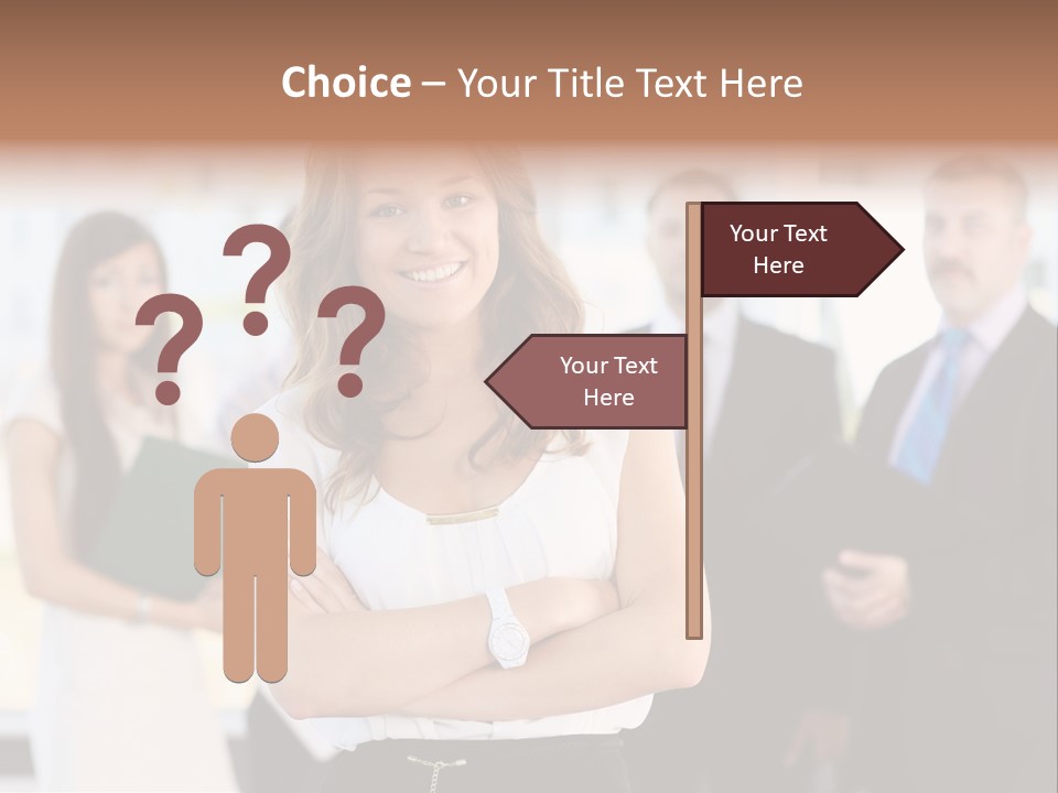 Competitive Student Girl PowerPoint Template