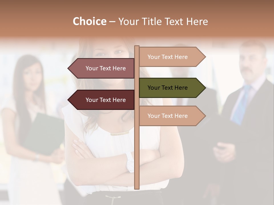 Competitive Student Girl PowerPoint Template