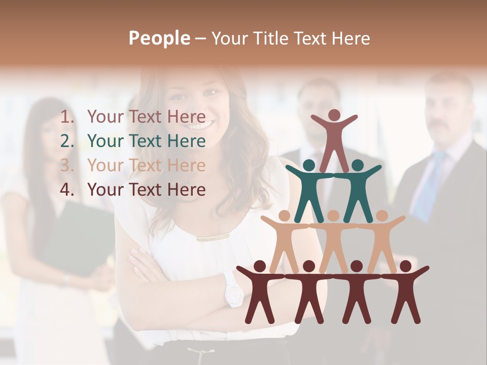 Competitive Student Girl PowerPoint Template
