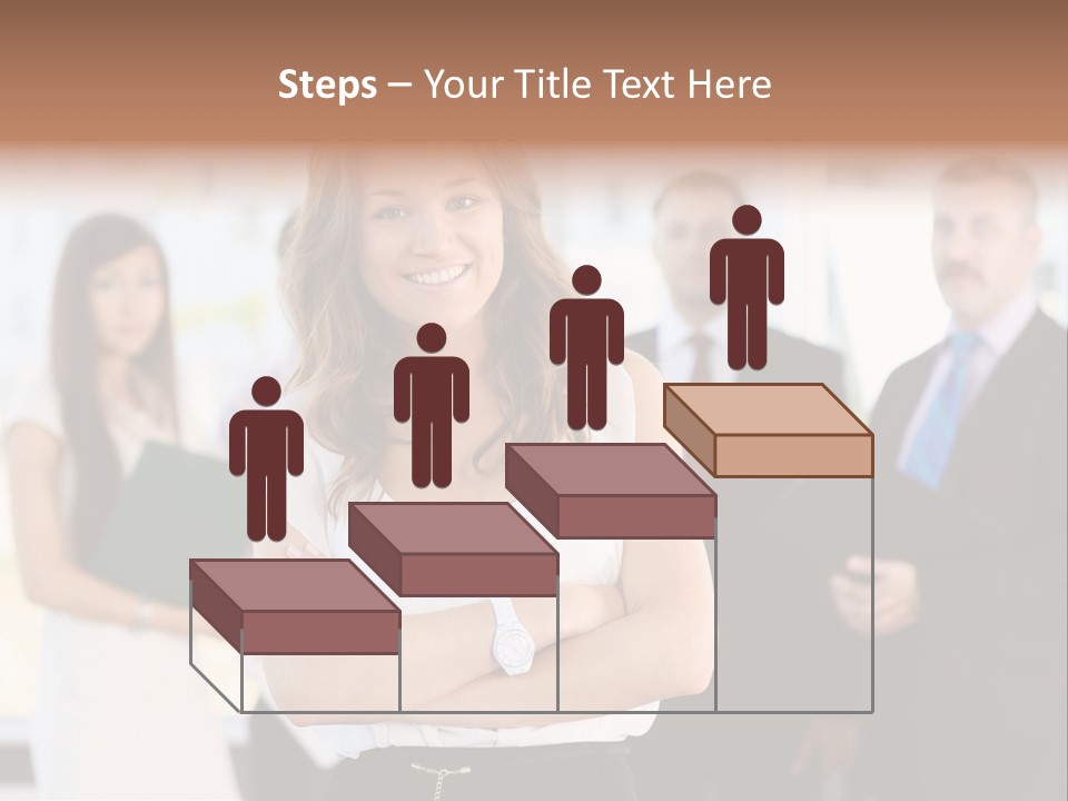 Competitive Student Girl PowerPoint Template