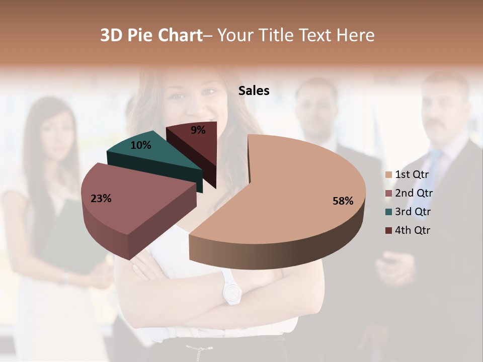 Competitive Student Girl PowerPoint Template