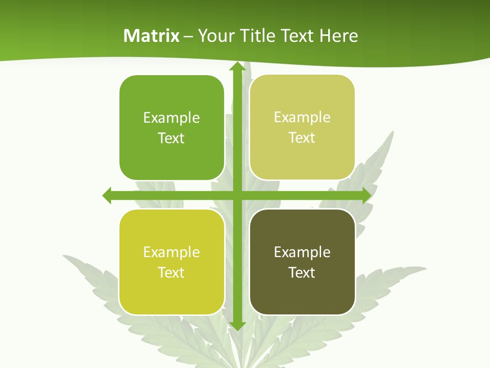 Marihuana Joint Illegal PowerPoint Template