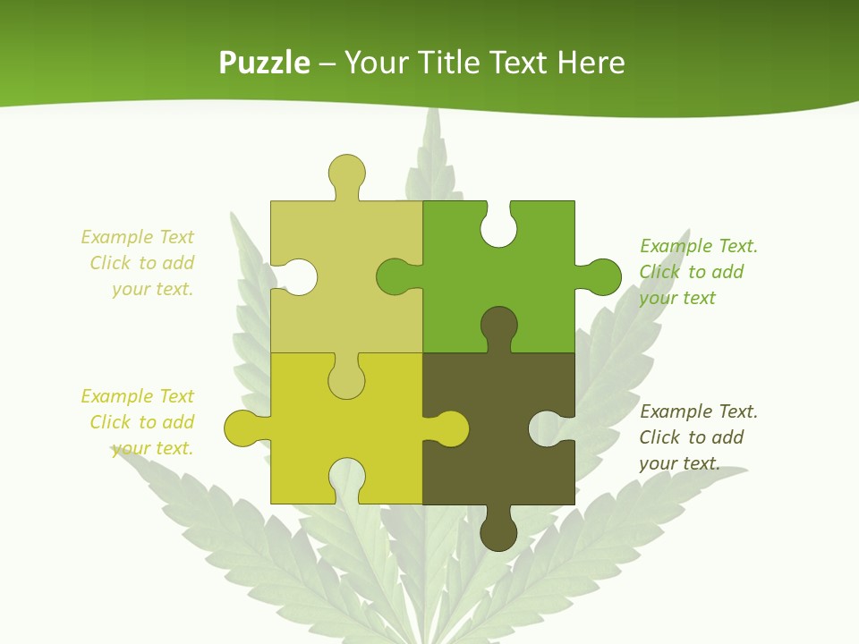 Marihuana Joint Illegal PowerPoint Template