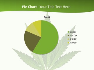 Marihuana Joint Illegal PowerPoint Template