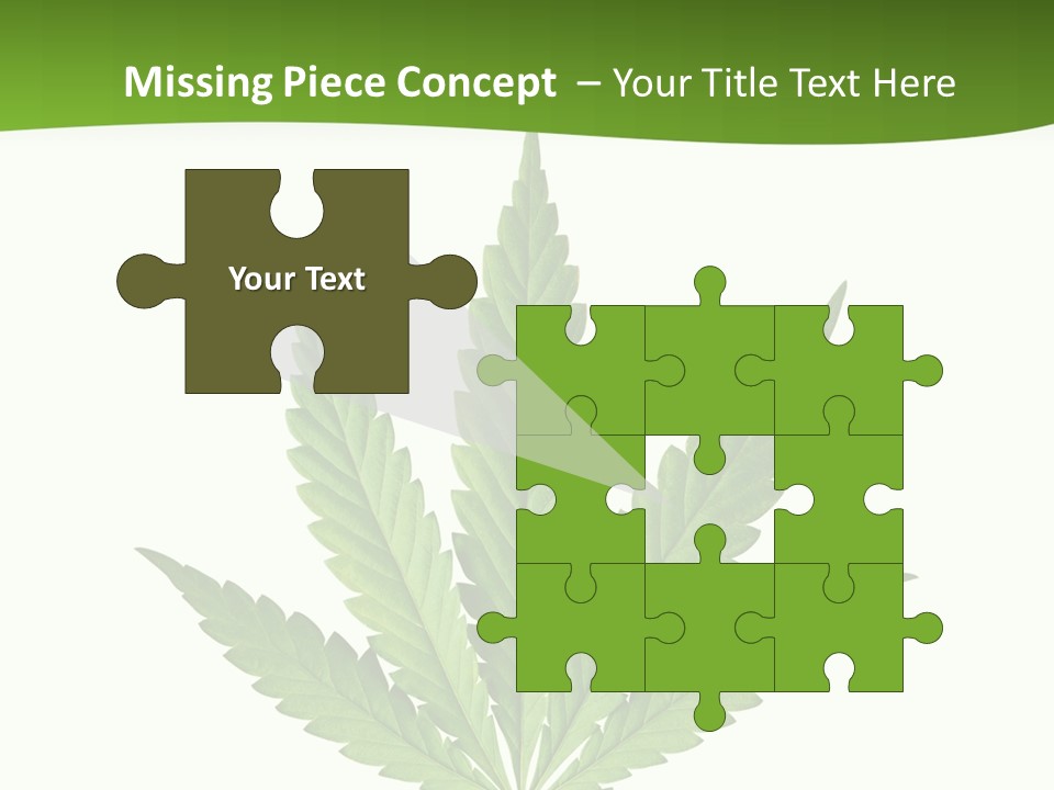 Marihuana Joint Illegal PowerPoint Template