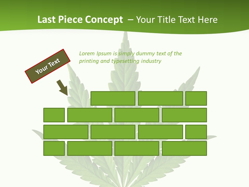 Marihuana Joint Illegal PowerPoint Template
