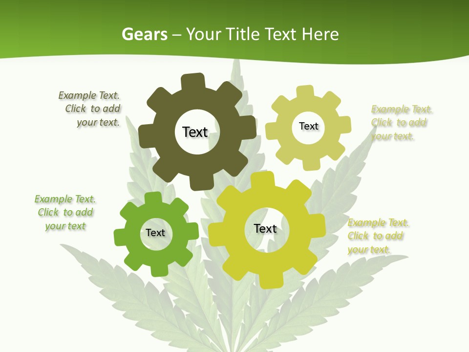 Marihuana Joint Illegal PowerPoint Template