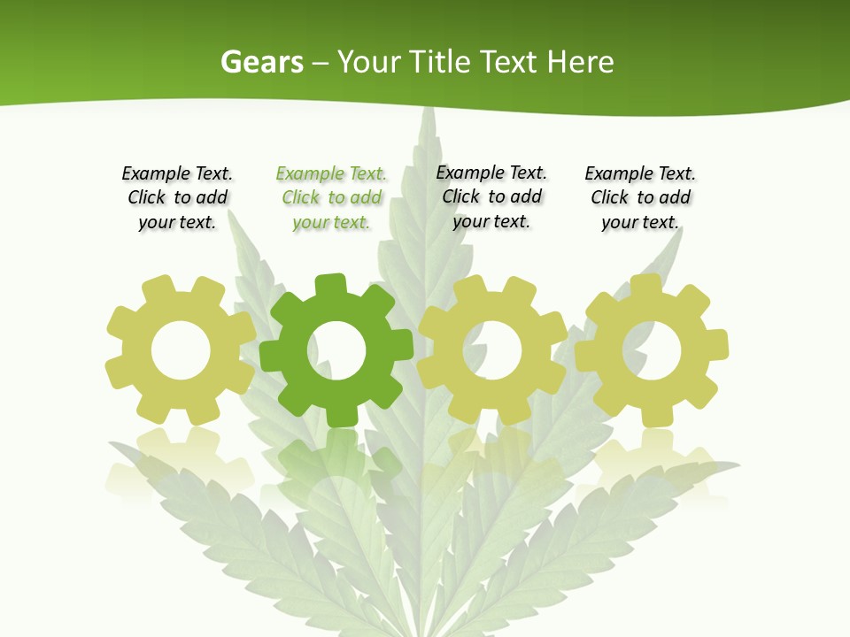 Marihuana Joint Illegal PowerPoint Template