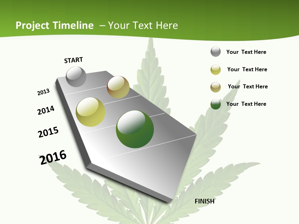 Marihuana Joint Illegal PowerPoint Template