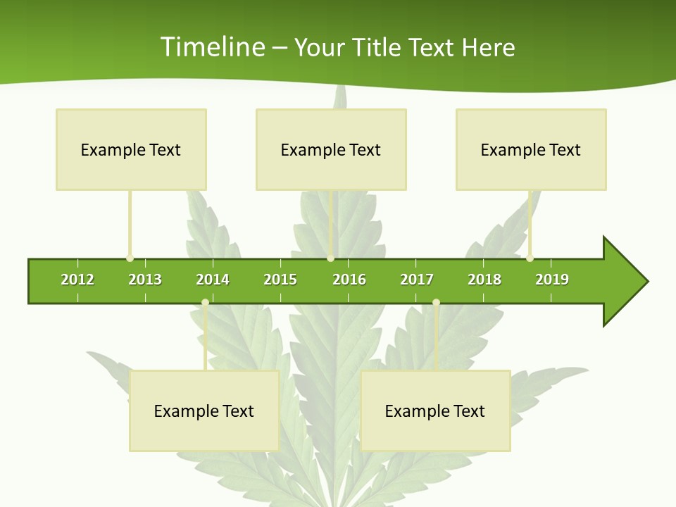 Marihuana Joint Illegal PowerPoint Template