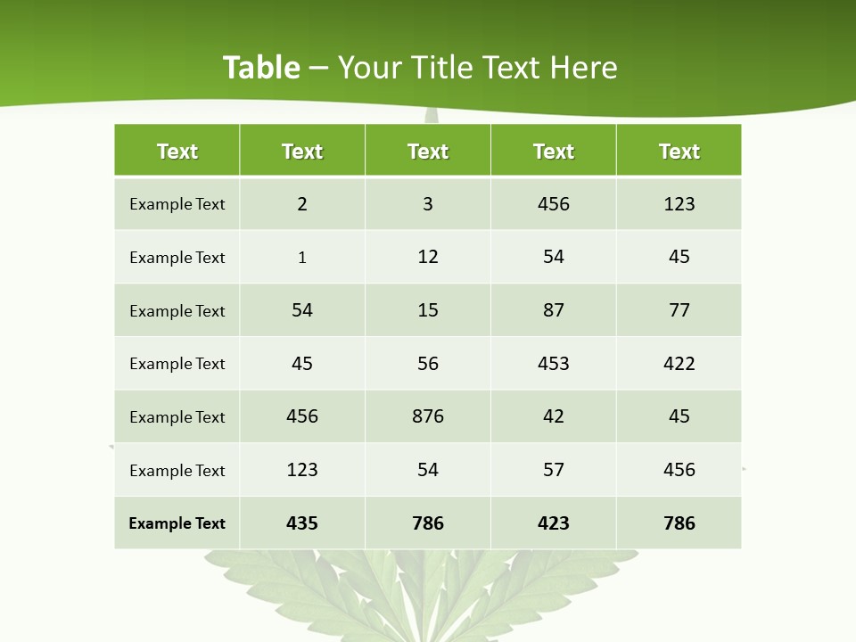 Marihuana Joint Illegal PowerPoint Template