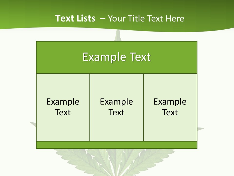Marihuana Joint Illegal PowerPoint Template