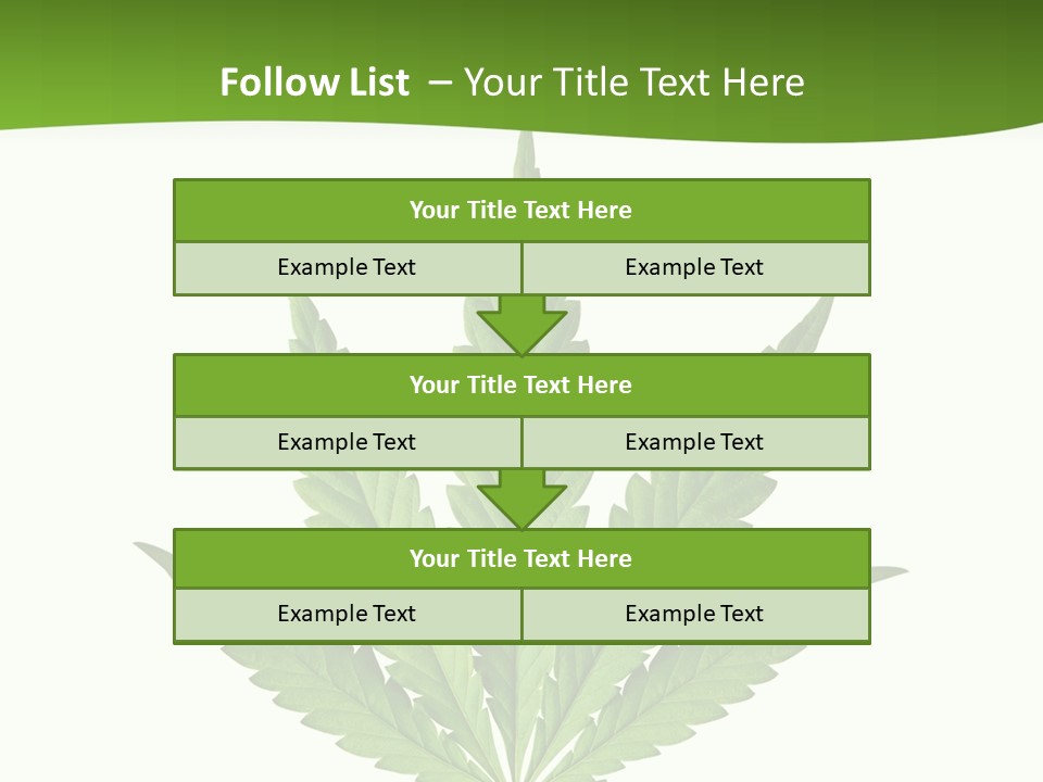 Marihuana Joint Illegal PowerPoint Template