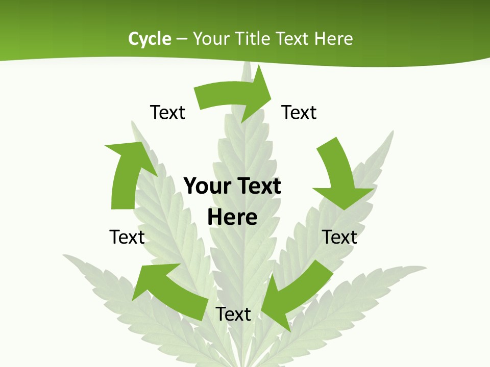 Marihuana Joint Illegal PowerPoint Template