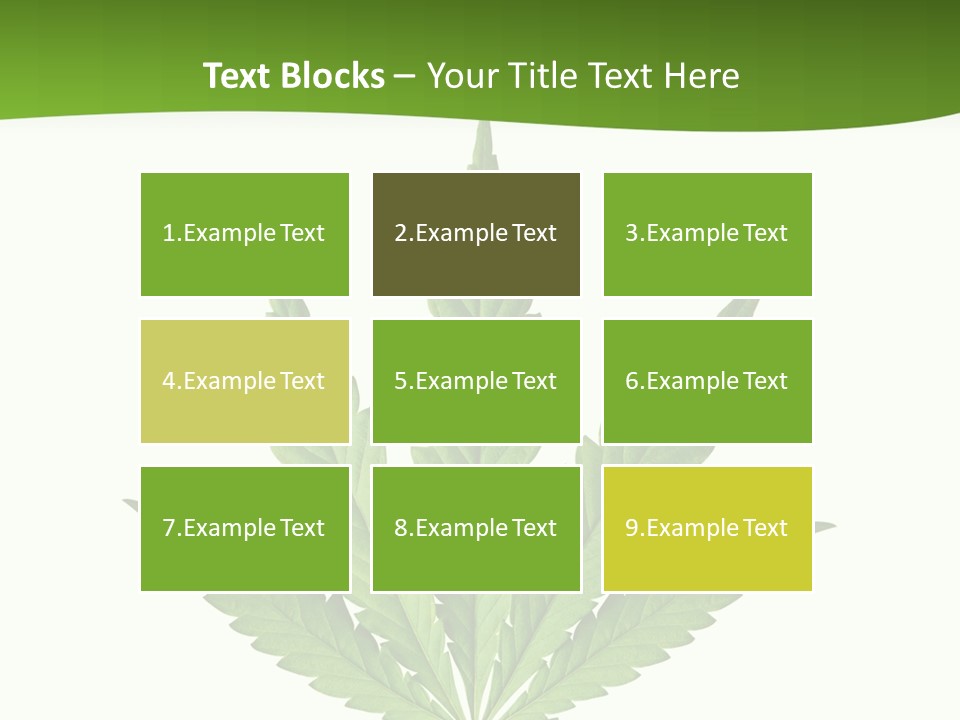 Marihuana Joint Illegal PowerPoint Template
