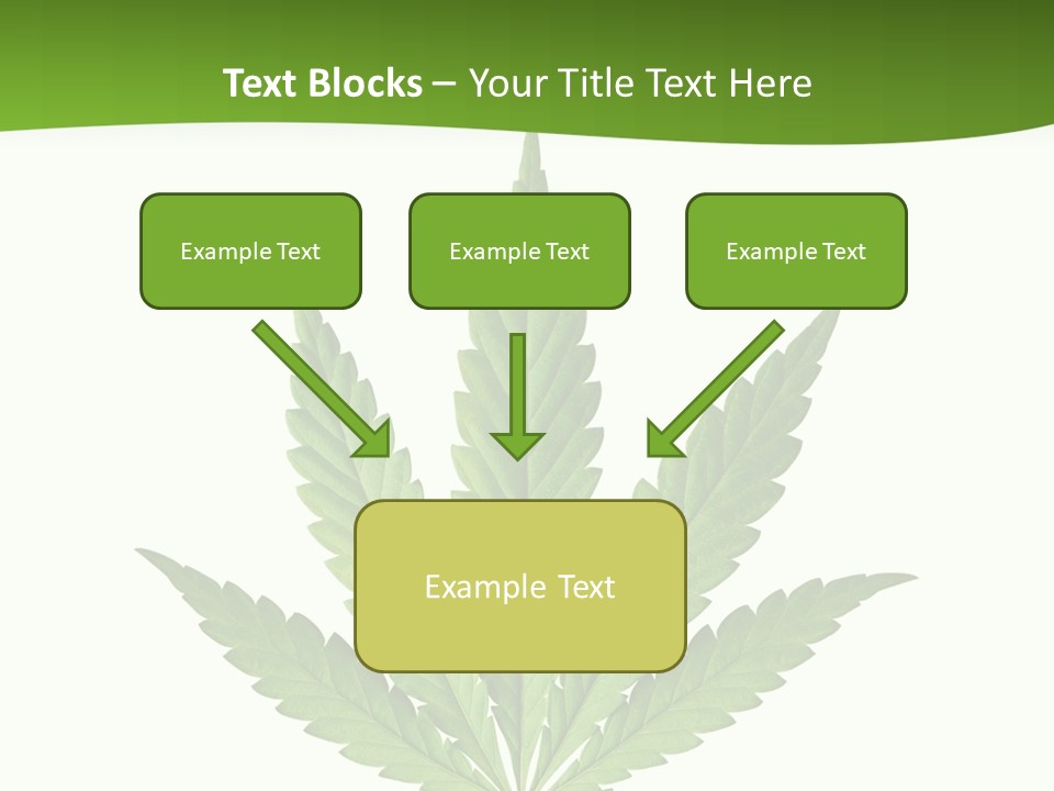 Marihuana Joint Illegal PowerPoint Template