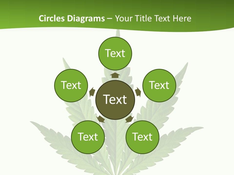 Marihuana Joint Illegal PowerPoint Template