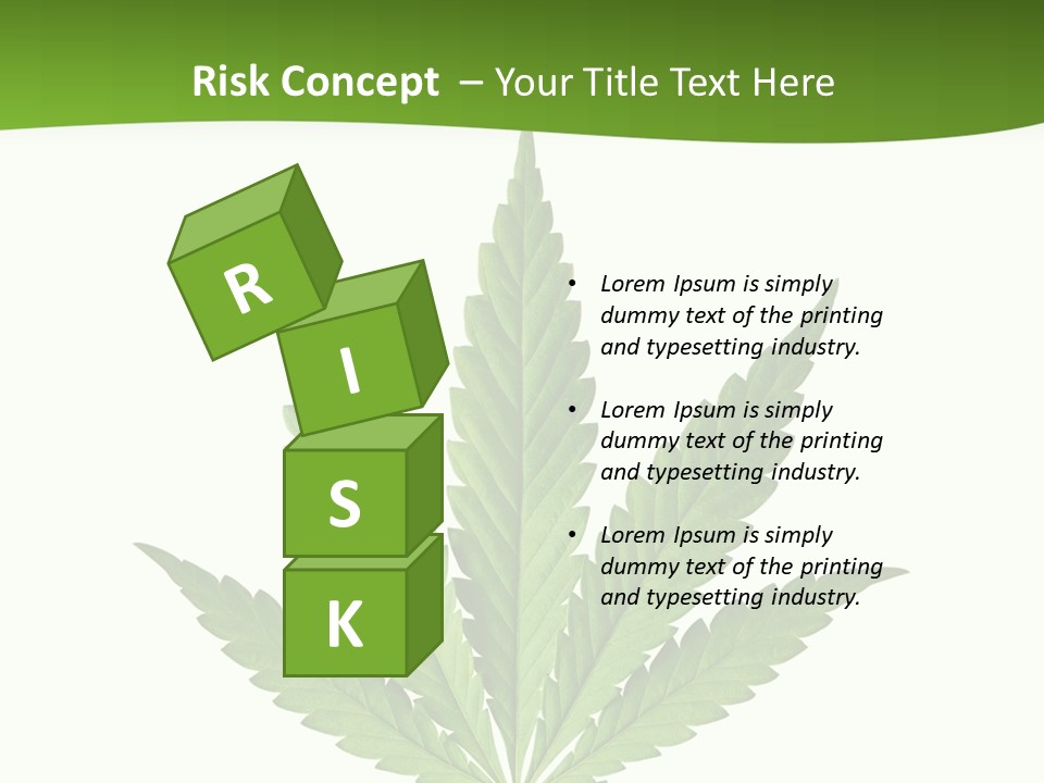 Marihuana Joint Illegal PowerPoint Template