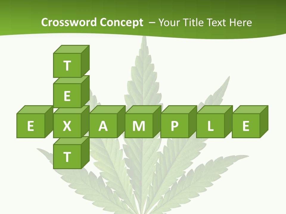 Marihuana Joint Illegal PowerPoint Template