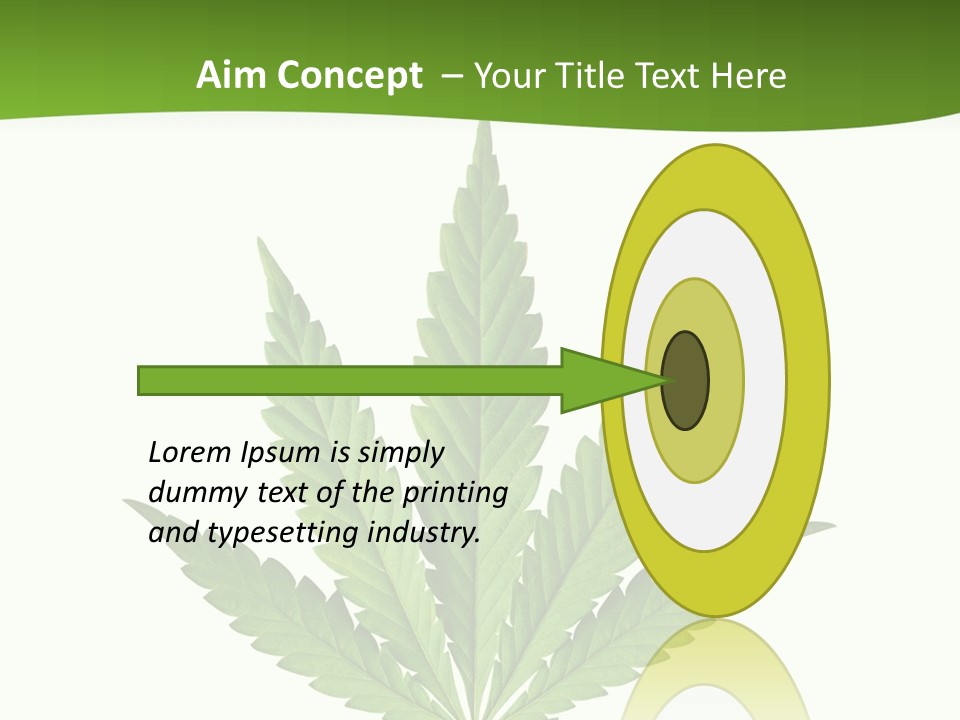 Marihuana Joint Illegal PowerPoint Template