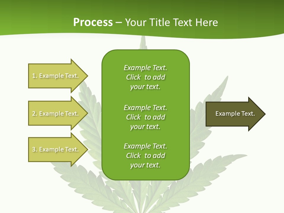 Marihuana Joint Illegal PowerPoint Template