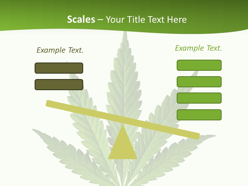 Marihuana Joint Illegal PowerPoint Template