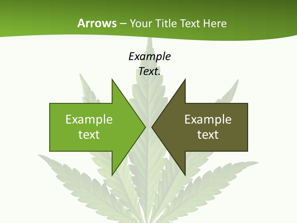 Marihuana Joint Illegal PowerPoint Template