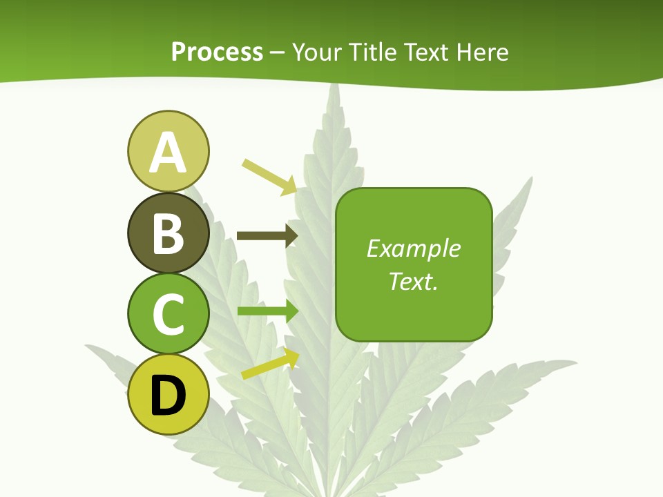 Marihuana Joint Illegal PowerPoint Template