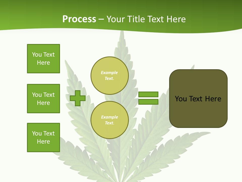 Marihuana Joint Illegal PowerPoint Template