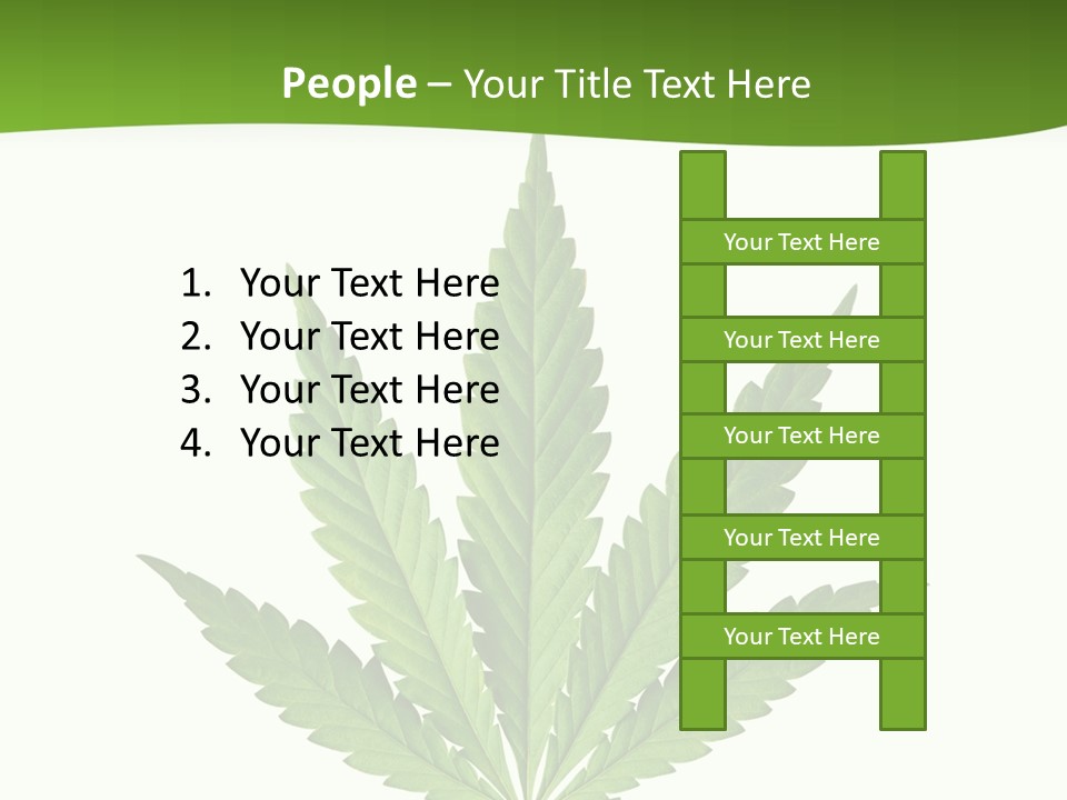Marihuana Joint Illegal PowerPoint Template