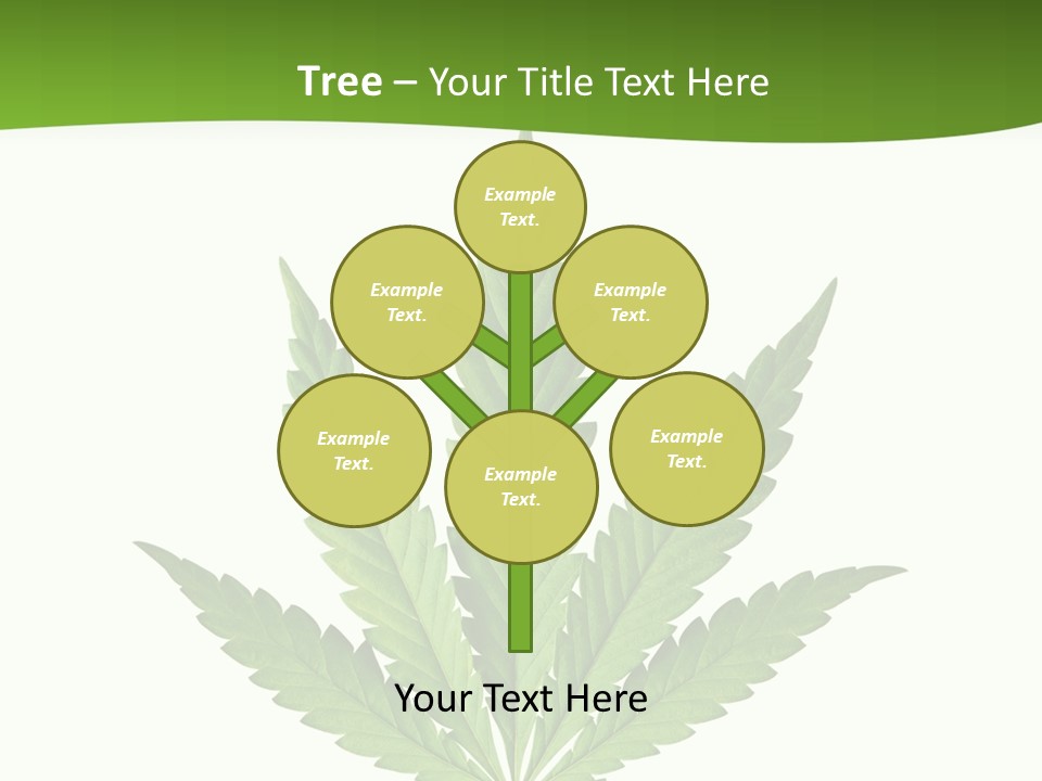 Marihuana Joint Illegal PowerPoint Template