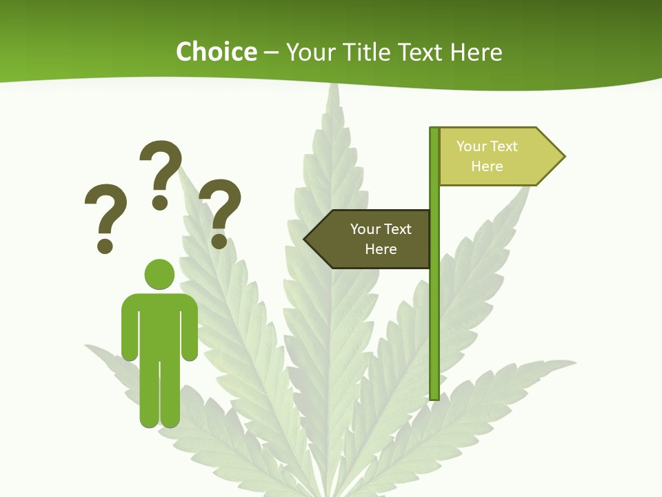 Marihuana Joint Illegal PowerPoint Template