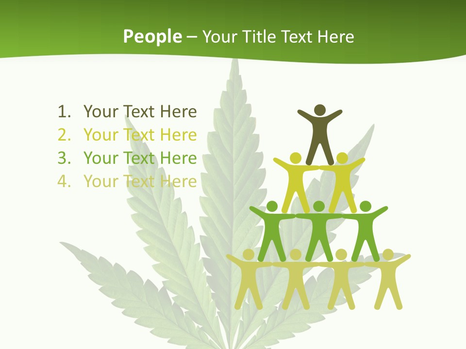 Marihuana Joint Illegal PowerPoint Template