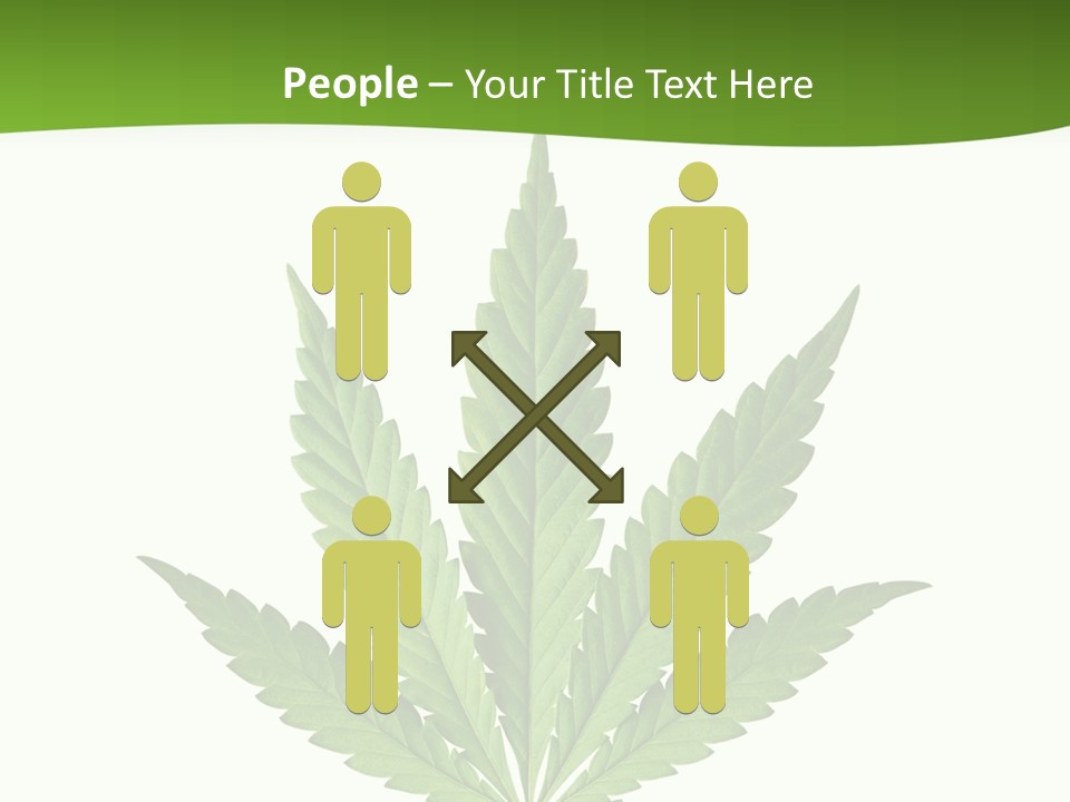 Marihuana Joint Illegal PowerPoint Template