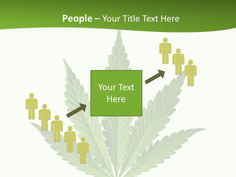 Marihuana Joint Illegal PowerPoint Template