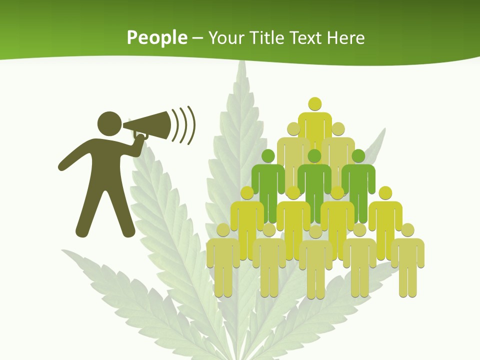 Marihuana Joint Illegal PowerPoint Template