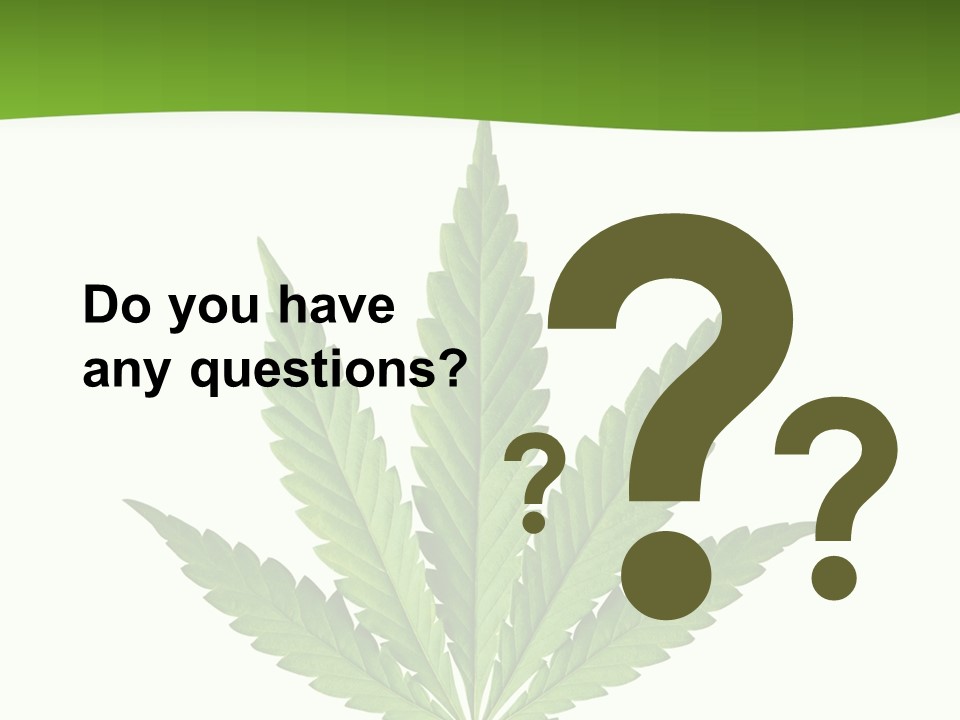 Marihuana Joint Illegal PowerPoint Template
