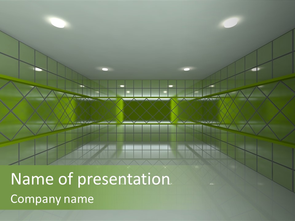 Clean Grid Textured PowerPoint Template