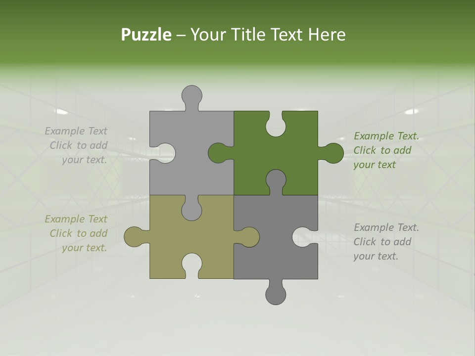Clean Grid Textured PowerPoint Template