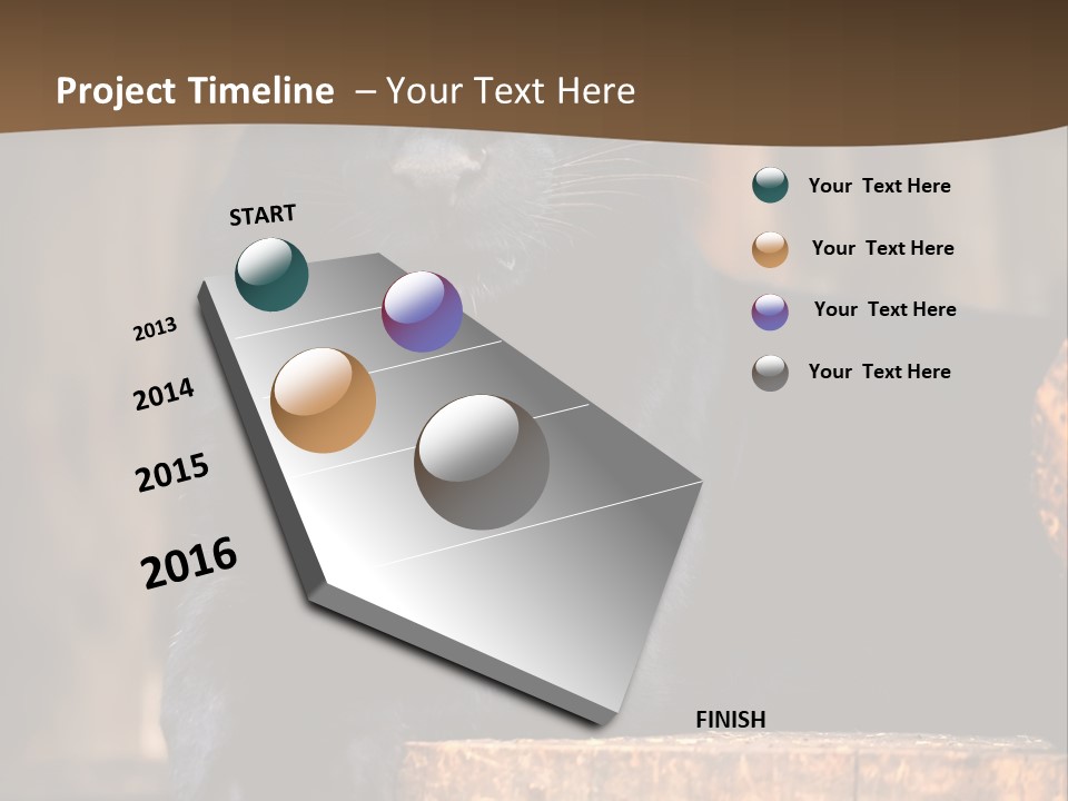 Microphone Steel Equipment PowerPoint Template
