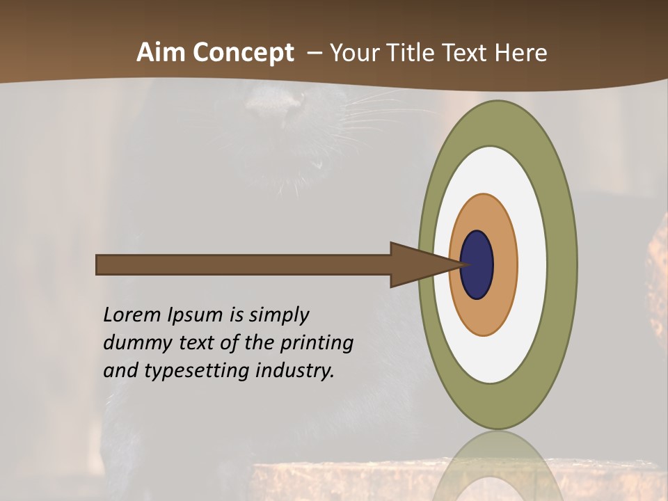 Microphone Steel Equipment PowerPoint Template