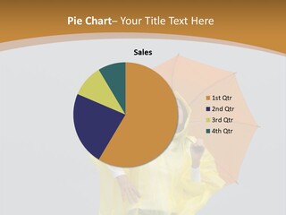 Attractive Rain Umbrella PowerPoint Template