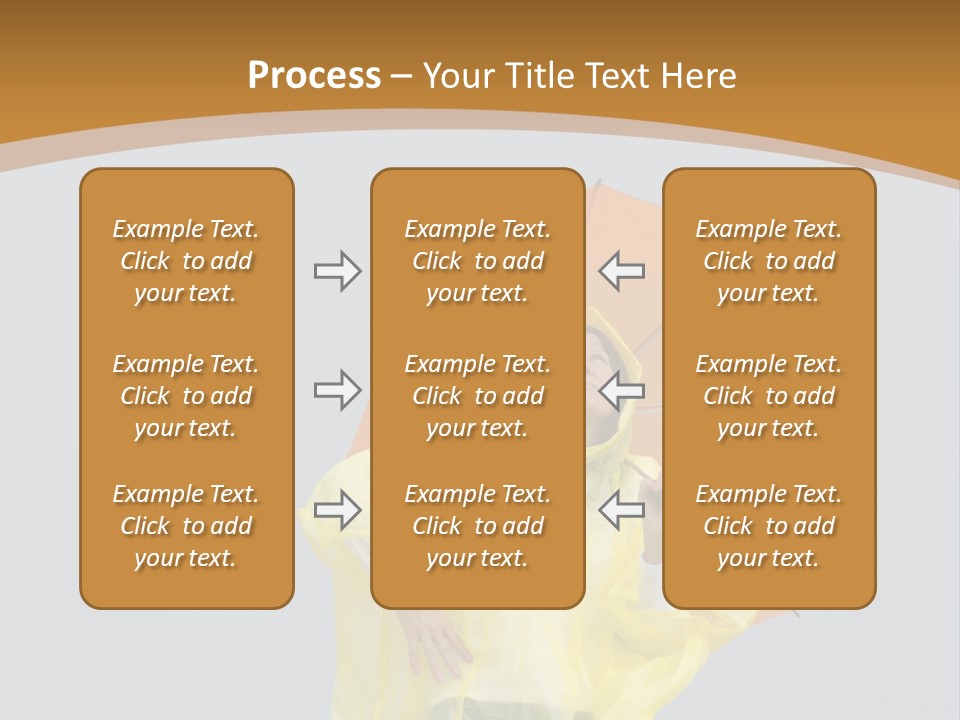Attractive Rain Umbrella PowerPoint Template