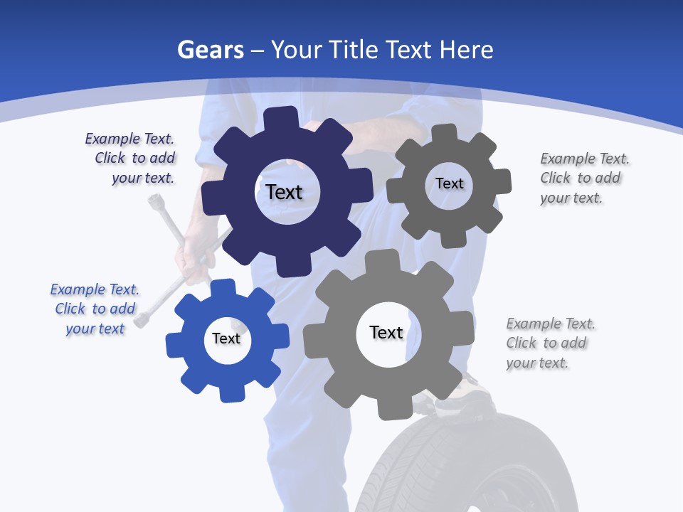 Clothing Cruciform Employment PowerPoint Template