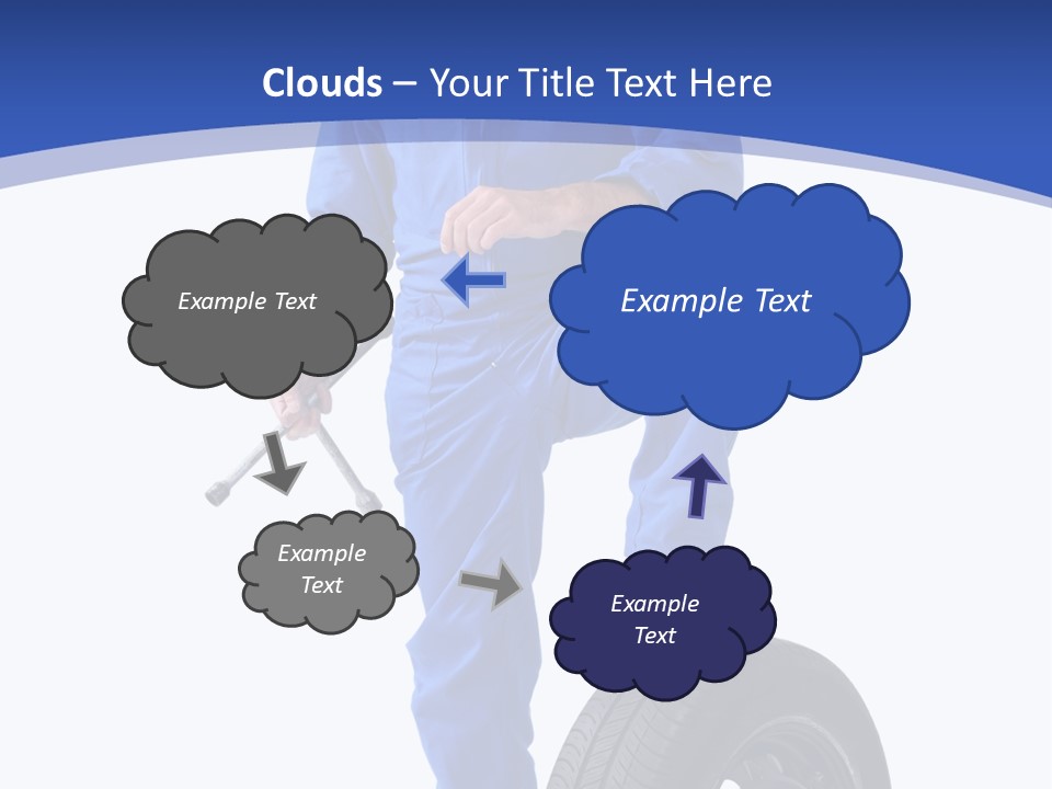 Clothing Cruciform Employment PowerPoint Template