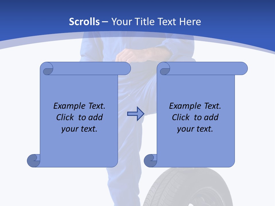 Clothing Cruciform Employment PowerPoint Template