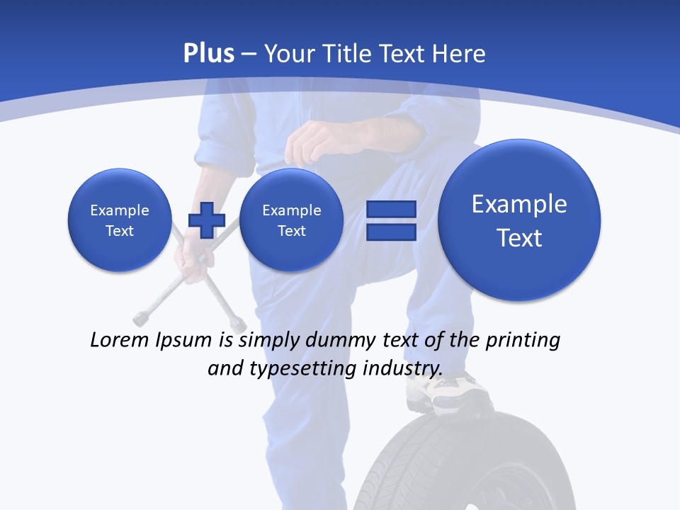 Clothing Cruciform Employment PowerPoint Template