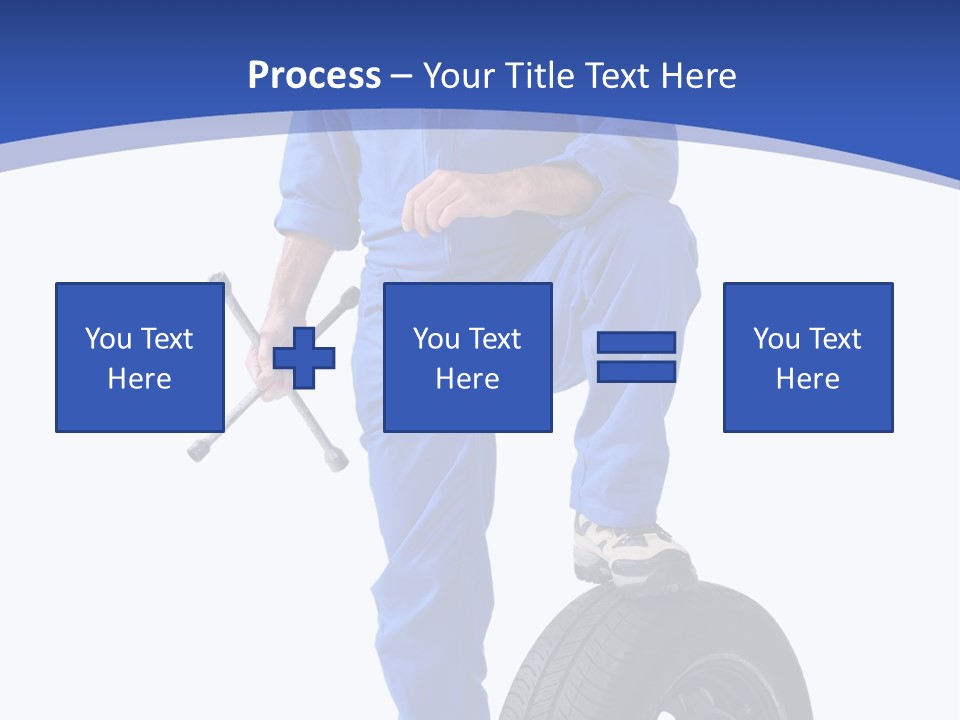 Clothing Cruciform Employment PowerPoint Template