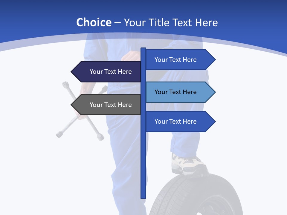 Clothing Cruciform Employment PowerPoint Template